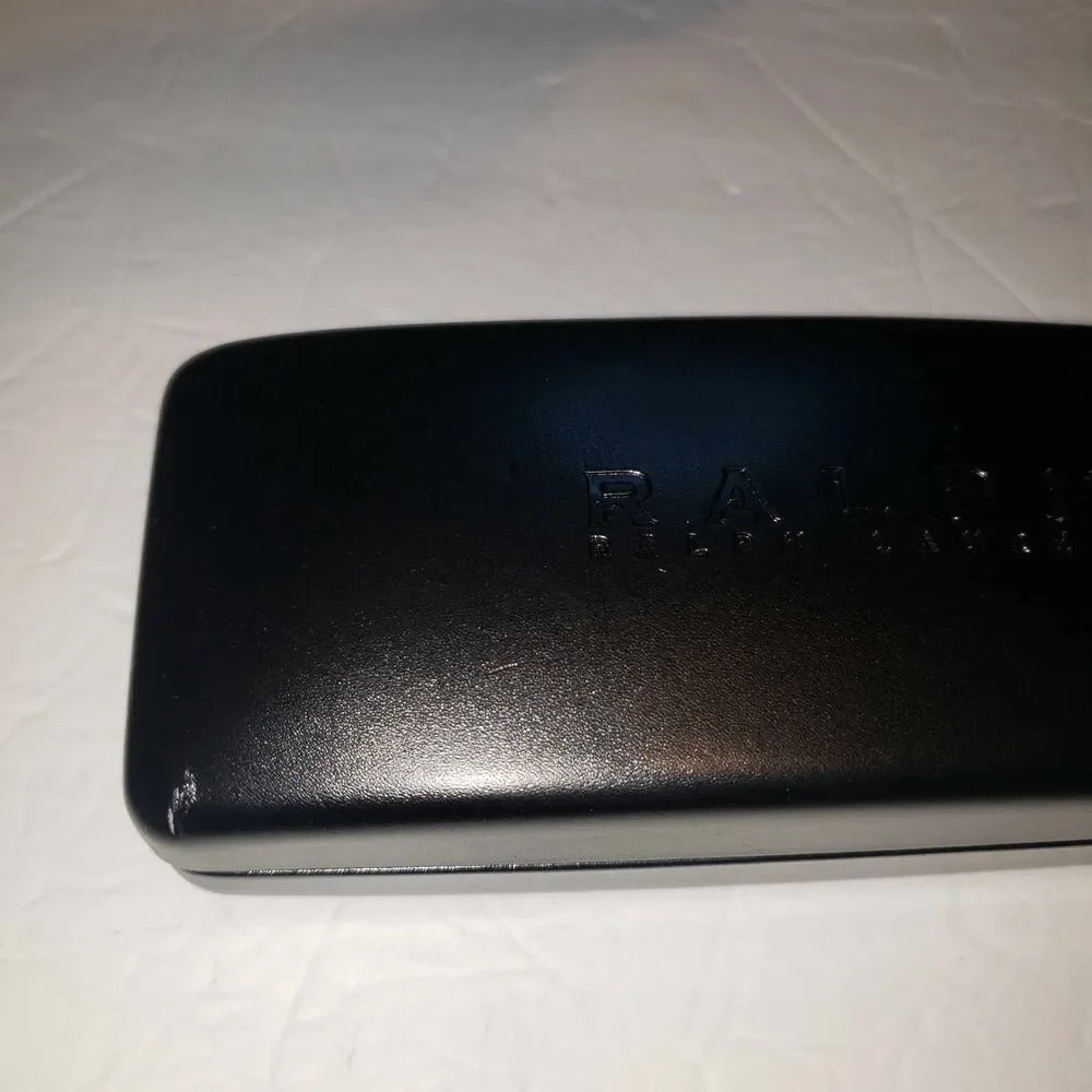 RALPH by Ralph Lauren Black Sunglasses Eyeglass Case Large Hard Case